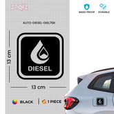 Buy Diesel Sticker for Fuel Tank Cap Online | Zaqiz Collection